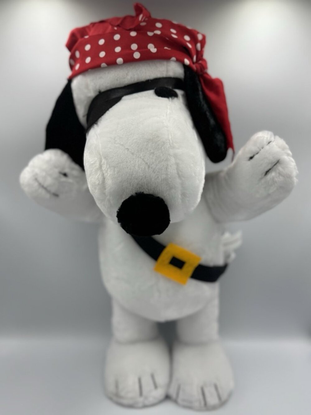 2018 Gemmy Peanuts Snoopy Pirate Door Greeter Plush Halloween Decor 20in Rare